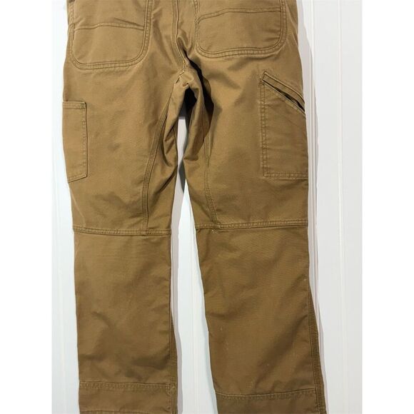 Carhartt Work Pants 36x30 Brown Relaxed Fit Double Knee Utility Canvas 101709 - Picture 4 of 6